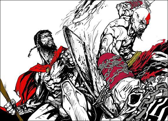 Kratos Vs Leonidas